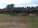 Die Baustelle der neuen Schule